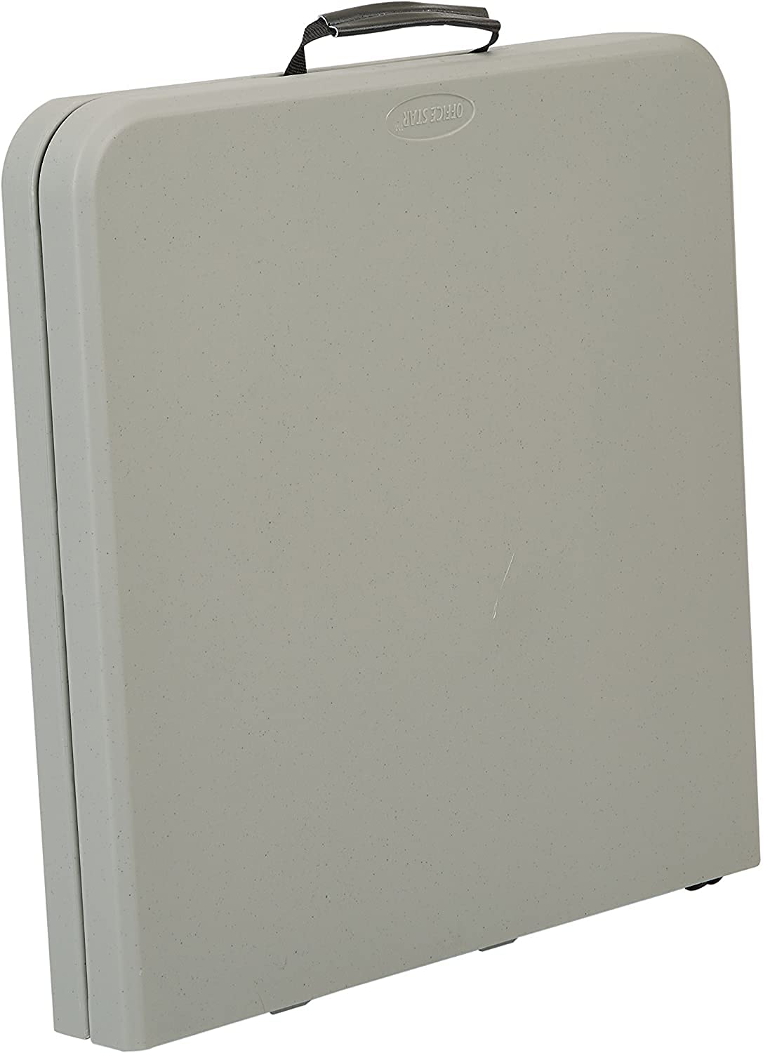 Office Star Products BT04FA Height-Adjustable Folding Table 122cm Light Gray