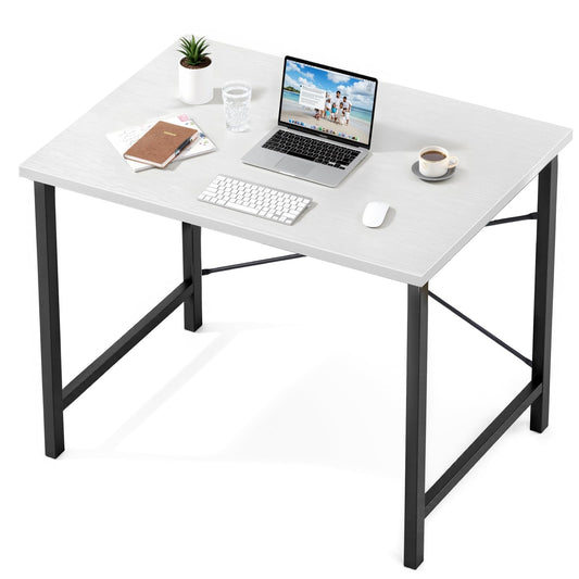 Sweetcrispy GDZ-31IN-BKWT Computer Desk 81.3cm White Black